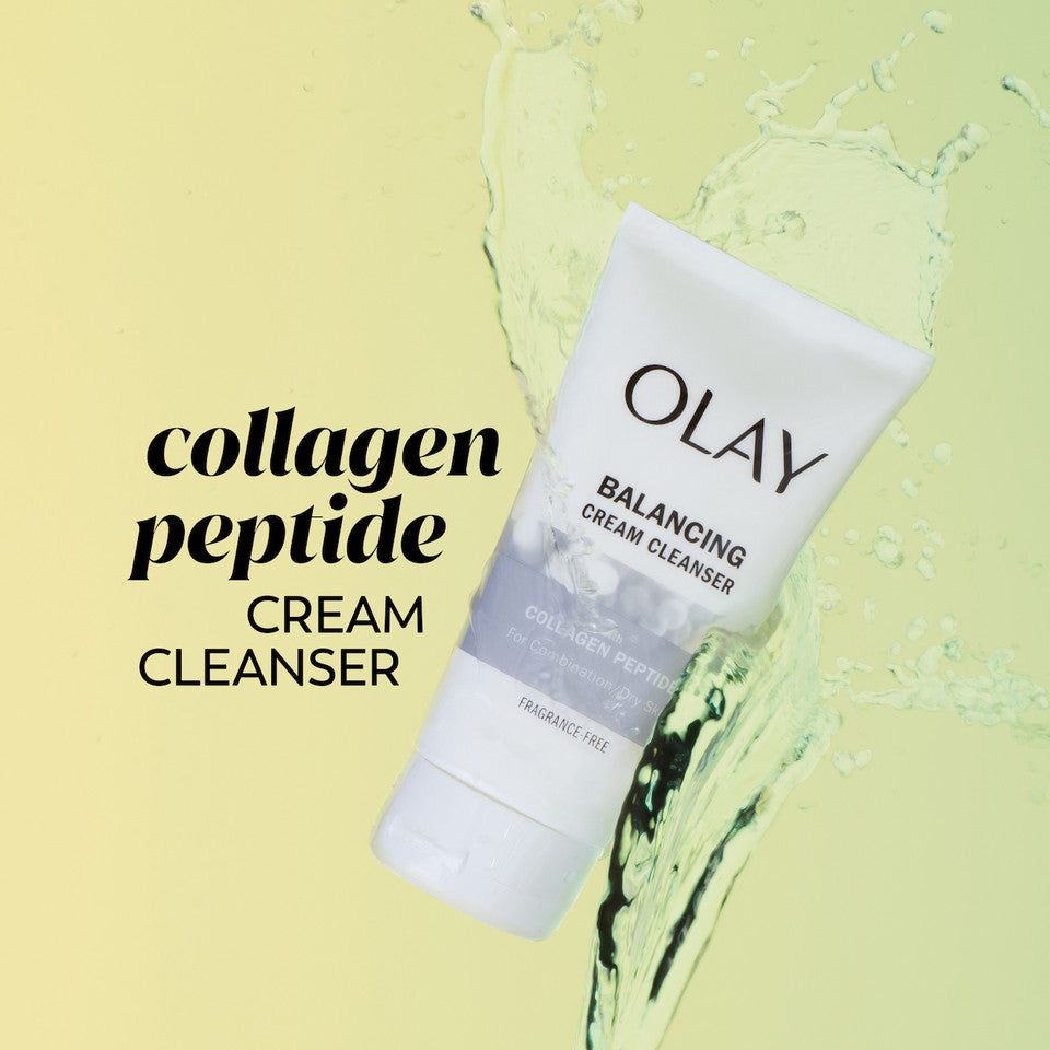 Olay Balancing Cream Cleanser with Collagen Peptide - Image 2
