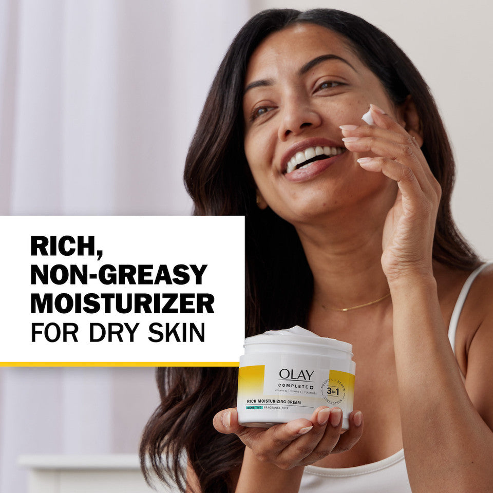 Olay Complete + Rich Moisturizing Cream Sensitive - Image 2