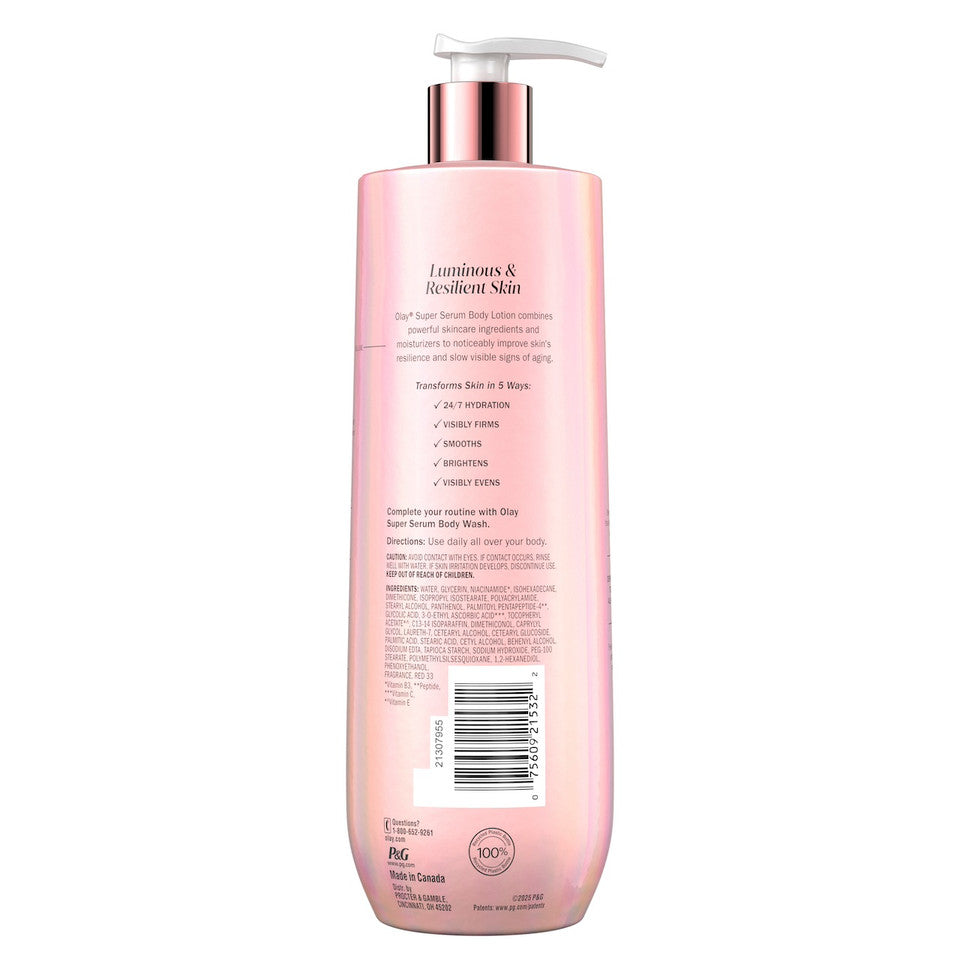 Olay Super Serum Body Lotion for Luminous and Resilient Skin - Image 2