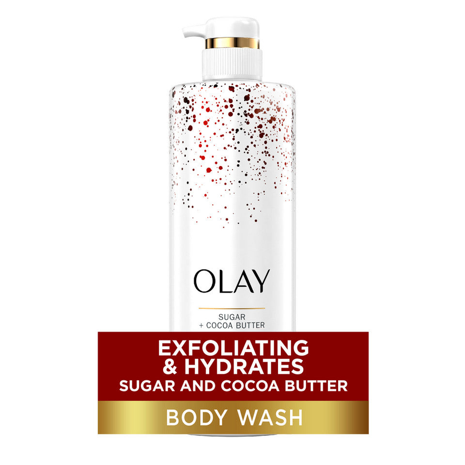 Exfoliating & Moisturizing Body Wash Sugar, Cocoa Butter and Vitamin B3