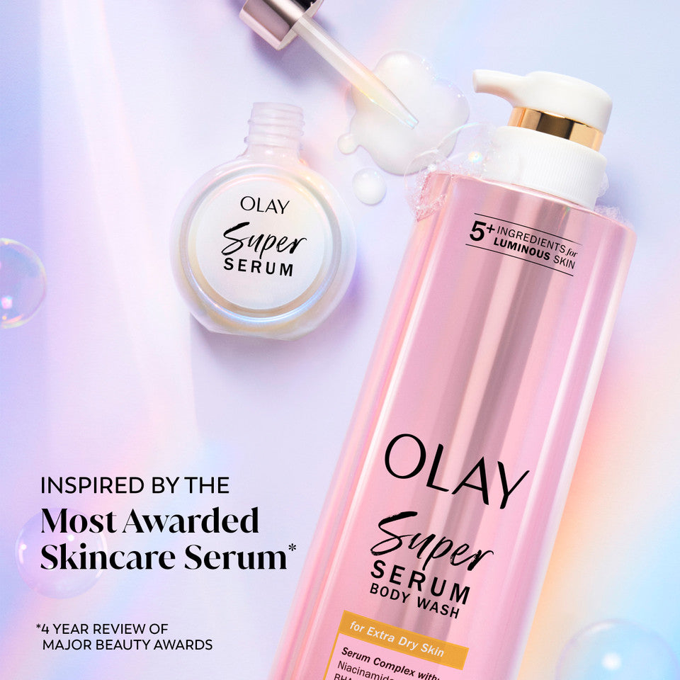 Olay Super Serum Body Wash for Extra Dry Skin - Image 8