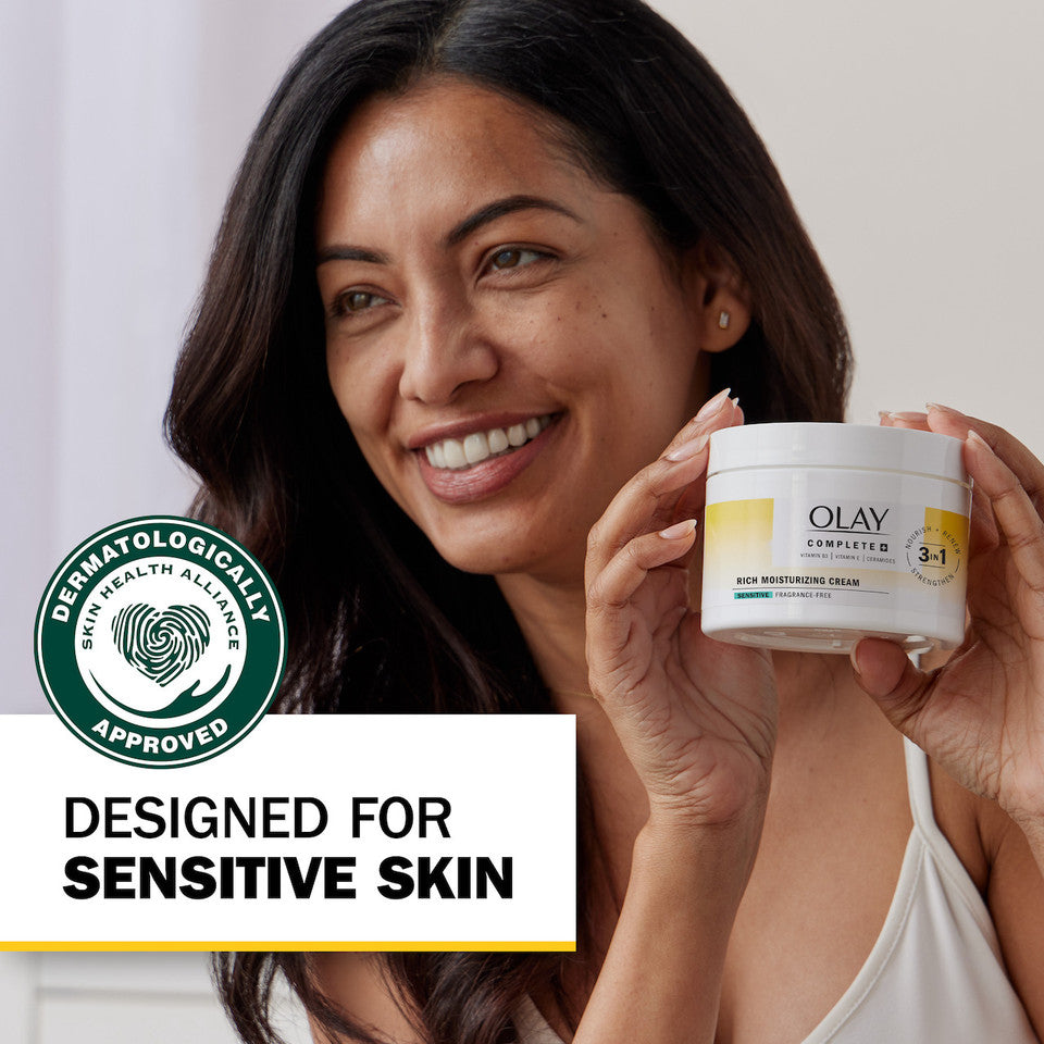 Olay Complete + Rich Moisturizing Cream Sensitive - Image 5