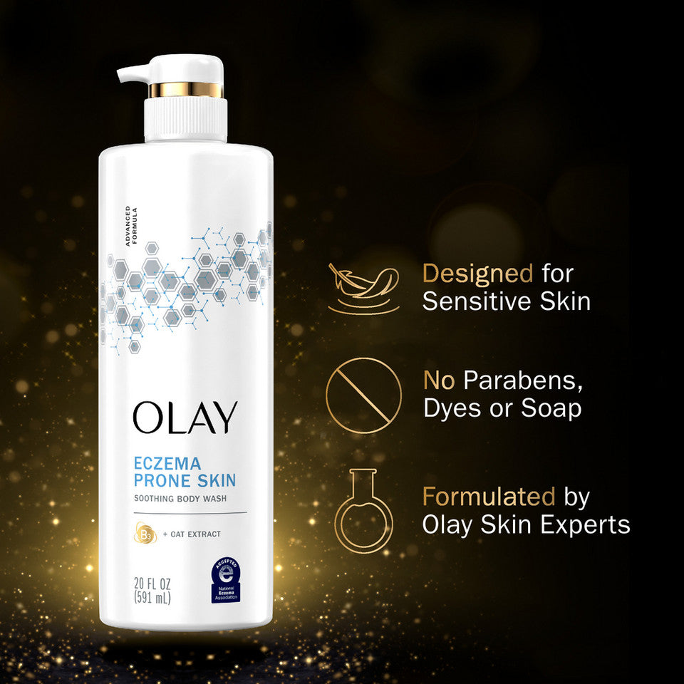Cleansing & Nourishing Body Wash Vitamin B3 and Hyaluronic Acid Eczema Prone Skin - Image 4
